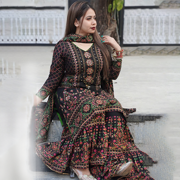 Premium Gown Three Piece (Original)